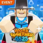 Three FREE Items in Work Together! GS25 on Roblox
