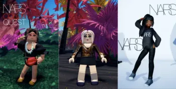 NARS Laguna Gold Hair with Bangs in NARS Color Quest