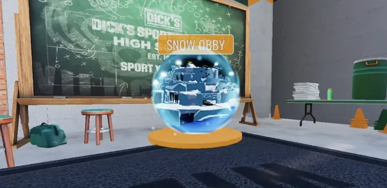 2. Complete the Snow Obby