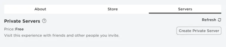 1. Create a Private Server