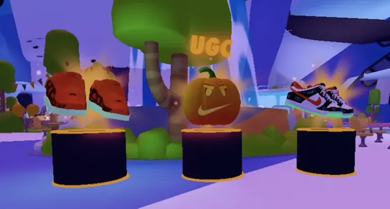 How to Get the Swoosh-o-lantern from Nikeland on Roblox