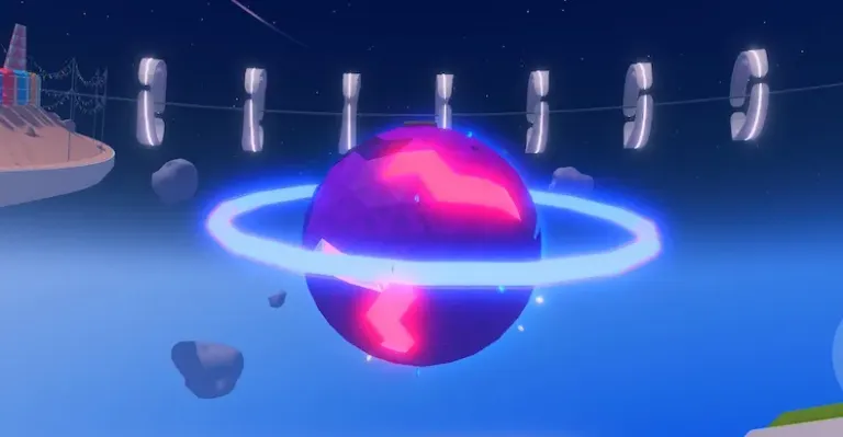36. Collect 20 Blue Stars on the Shapefall obby
