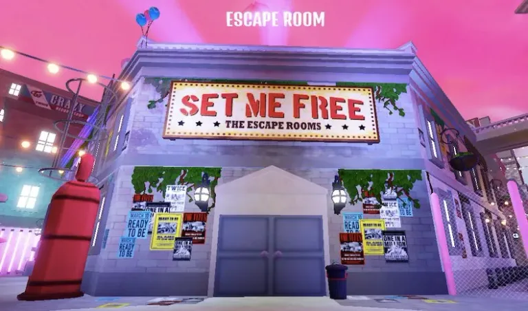 1. Enter the Set Me Free Escape Room