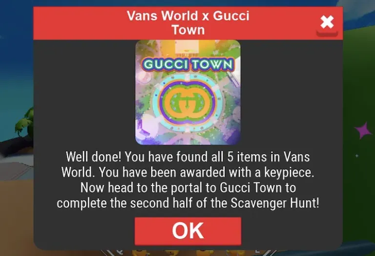 Vans World Scavenger Hunt Badge