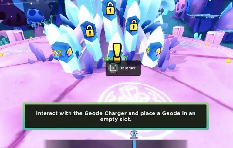 2. Charge a Geode