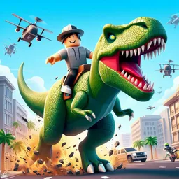 Dinosaur Ride Simulator game codes image