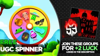 Free UGC Spinner game codes image