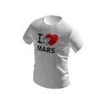 Mission Mars I Love Mars Tee Shirt