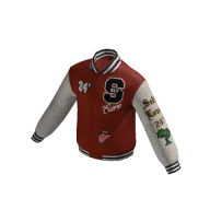 Pacsun Red DTLA Varsity Jacket