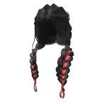 Black Plats With Red