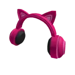 Pink Cat Ear Headphones