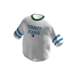 TJ Ringer Tee (White / Pop Blue)