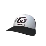 TWICE Black and White Logo Cap